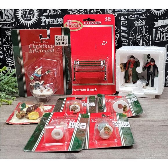 Christmas Village 11 Pieces Department 56 Santas Best - Picture 1 of 13